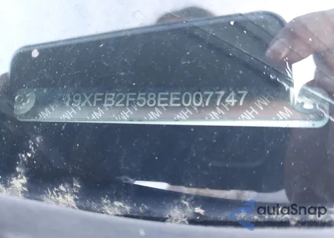 2014 Honda Civic Lx из США, поврежденный, VIN 19XFB2F58EE007747